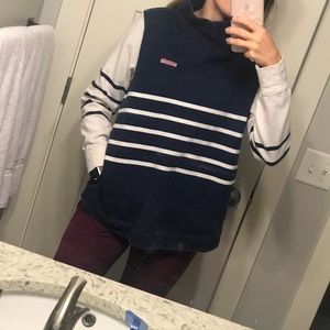 Vineyard vines oversized boatneck hoodie